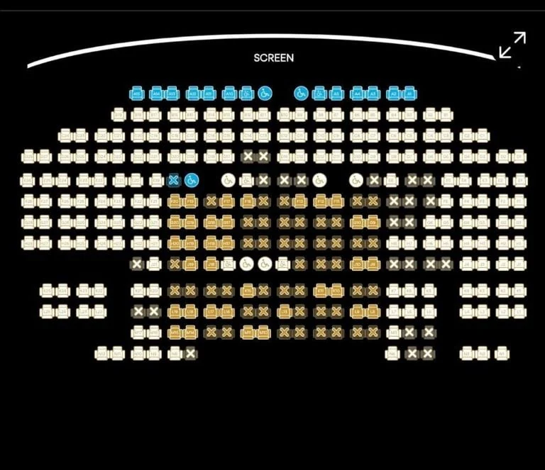 movie theatre best seats